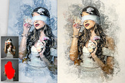 Graphic Arts Photoshop Action, an Action Add-On by GorynArt (Thumbnail 2 of 22)