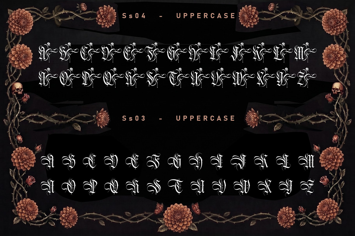 Silver Shard Typeface, a Blackletter Font by alit design (Photo 5 of 20)