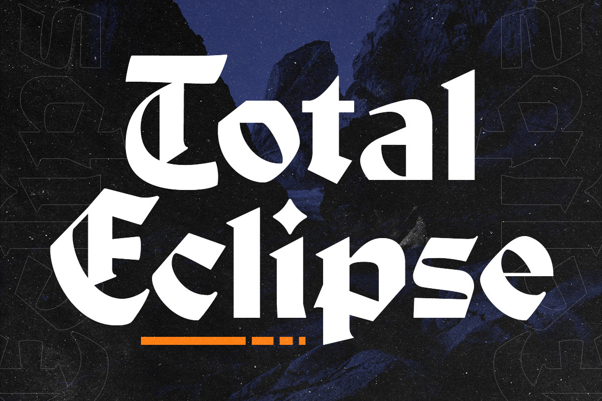 Black Magma Modern Blackletter, a Blackletter Font by Letterhend Studio (Photo 6 of 10)