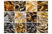 Gold Liquid Seamless Pattern, a Pattern Graphic by Forhadx5 (Thumbnail 3 of 6)