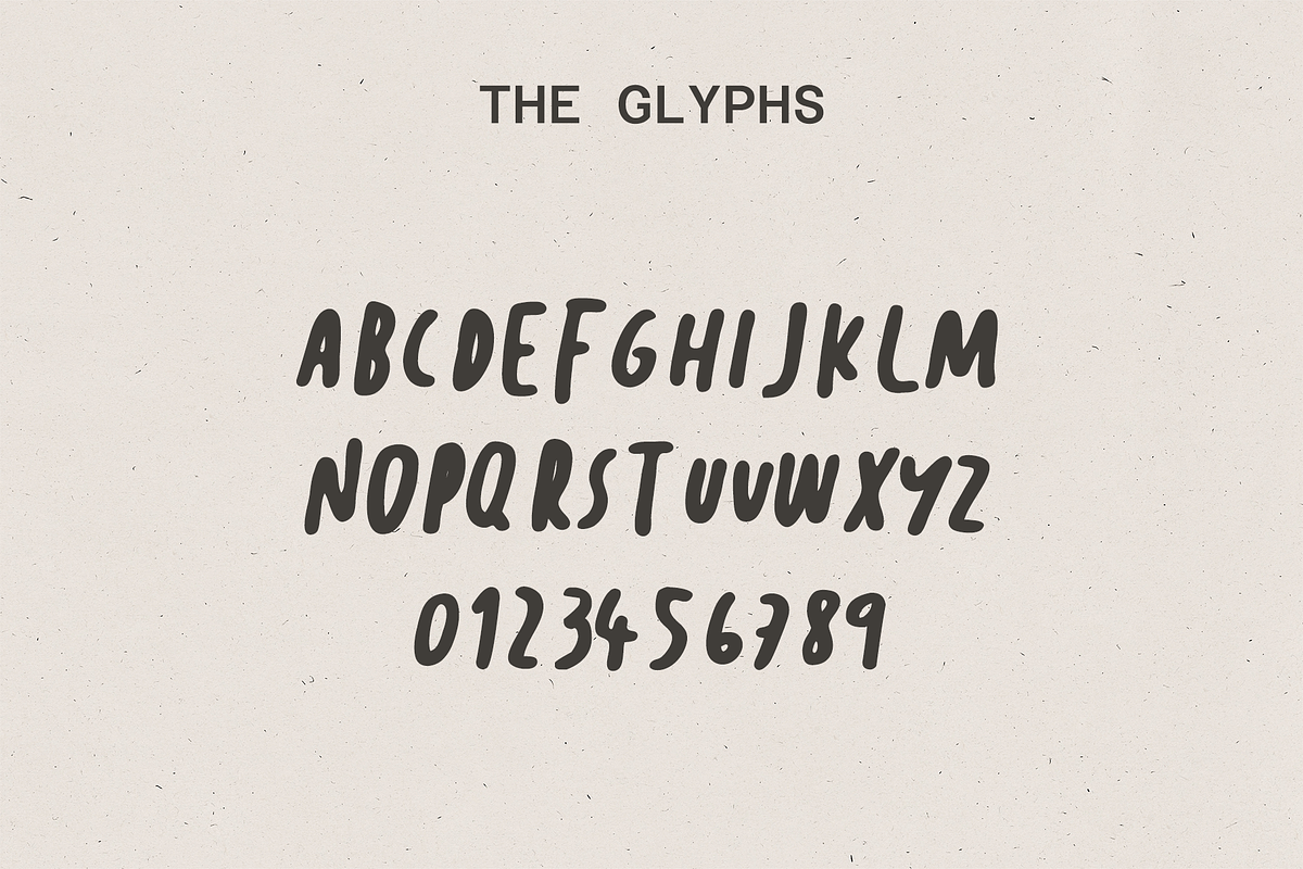 Sunday morning hand-drawn font preview 2