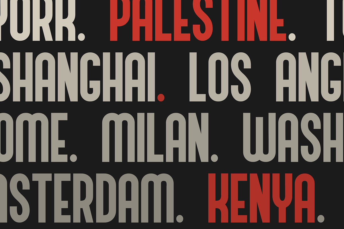 Andreash - Modern Condensed Typeface, a Sans Serif Font by Krakenbox Studio (Photo 6 of 8)