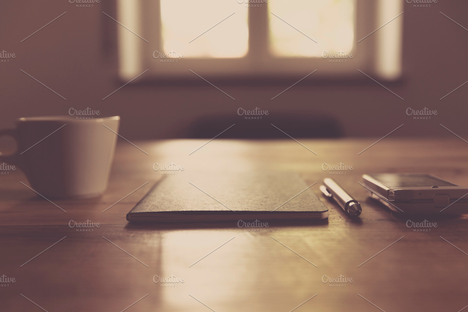 Neourban hipster office 30 stock photo containing office and desktop