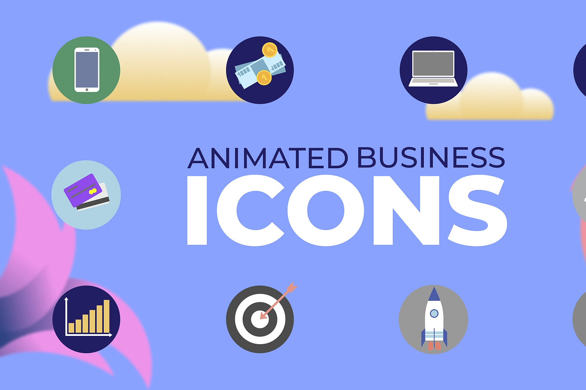 Business Icons for DaVinci Resolve, a Templates & Theme by 2dfx (Photo 1 of 2)