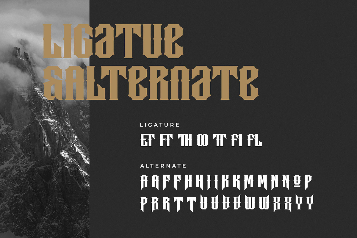Gurend Gothic Font, a Blackletter Font by RantautypeStudio (Photo 13 of 14)