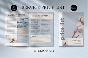 Price List Canva Template | SOPHIA