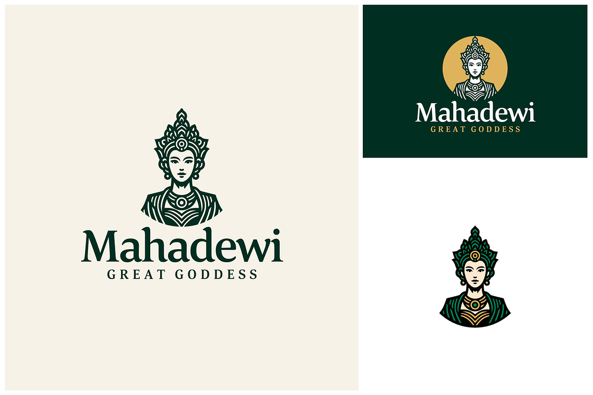Indonesian Queen Devi Goddess Logo, a Branding & Logo Template by Enola99d (Photo 1 of 2)
