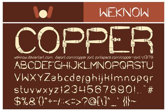 copper font preview 7