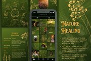 Spiritual, Herbal Instagram Posts, a Social Media Template by Under My Cozy Roof (Thumbnail 5 of 9)