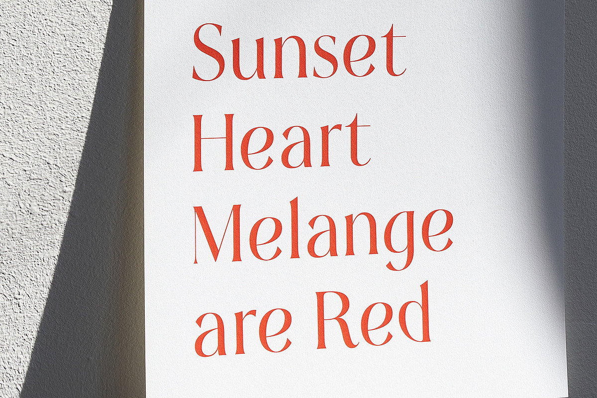 Melange - Serif Font Family, a Serif Font by Dauum Works (Photo 4 of 14)