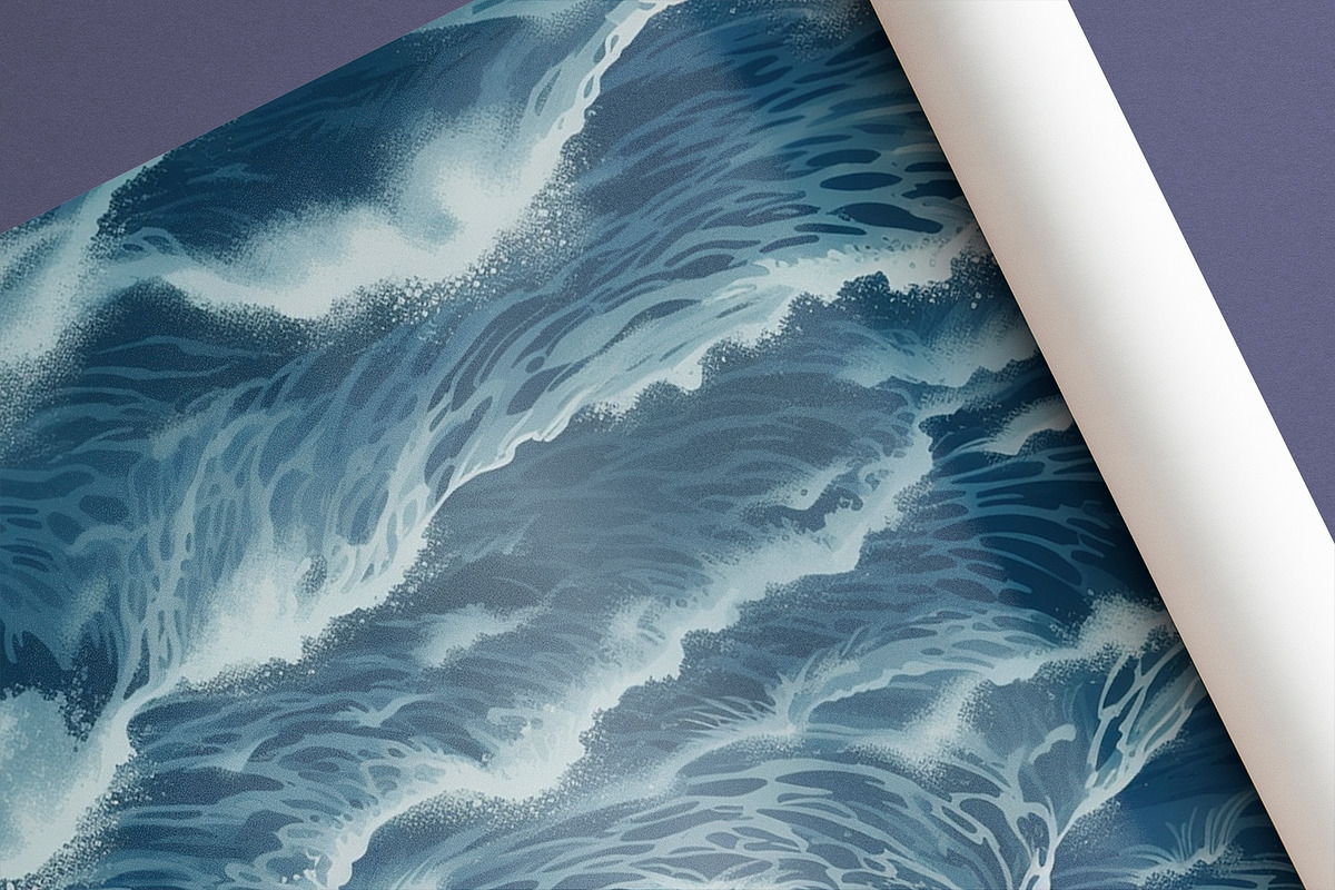 Oceanic Seamless Ocean Patterns A Pattern Graphic By Pixel Perfect