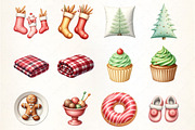 Christmas Movie Night Clipart, an Illustration by CrexoraLab (Thumbnail 2 of 5)