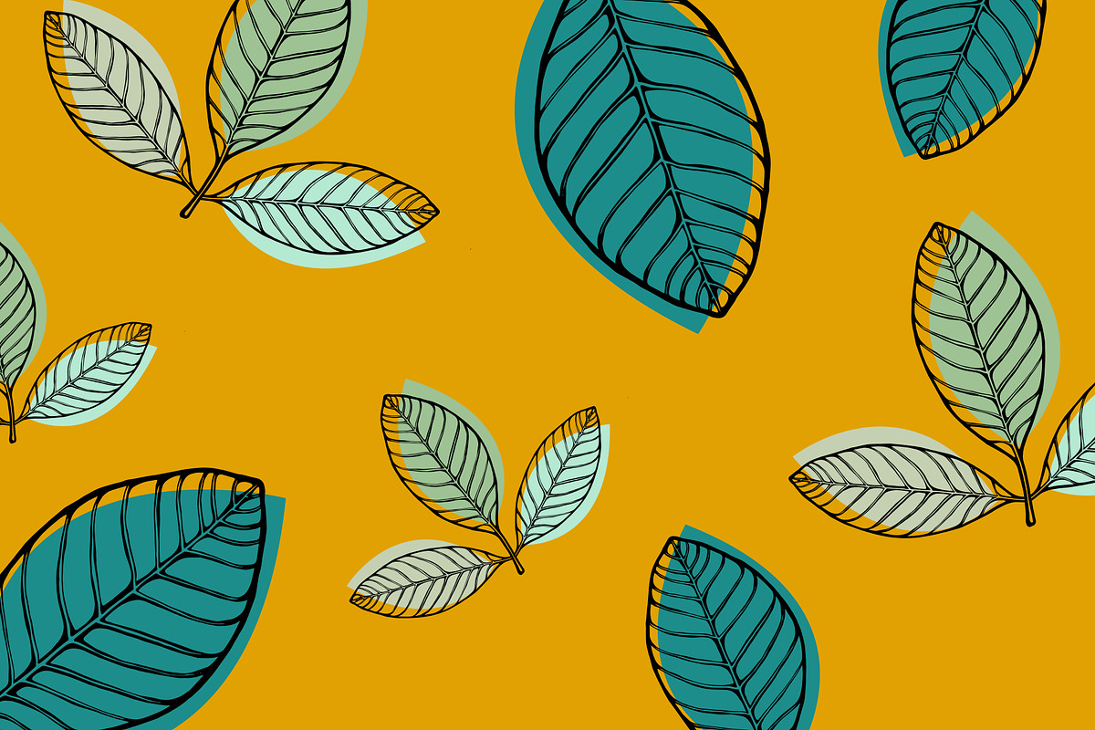 Vector Plant & Leaf Graphics, a Background Graphic by Dorey Kronick Art&Design (Photo 3 of 19)