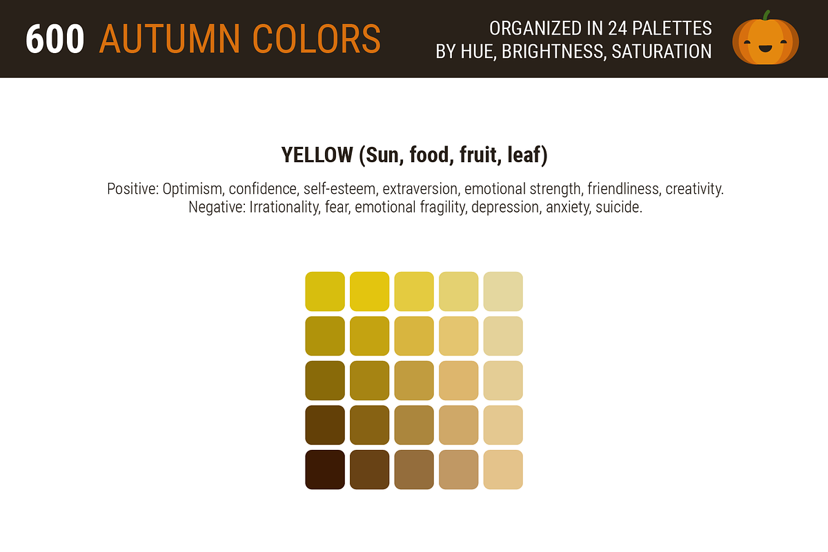 600 Autumn Halloween Color Swatches, a Palette Add-On by ToonPlanet Vector Assets (Photo 8 of 14)
