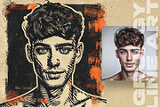 Grungy Line Art Photo Effects, an Action Add-On by Amorjesu.com (Thumbnail 18 of 25)
