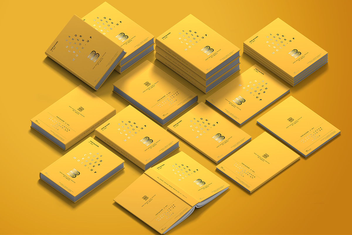 Book Mockup Scene Creator, a Print Template by pmvch (Photo 1 of 16)