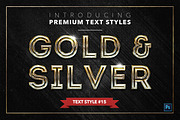 Gold & Silver #2 - 20 Text Styles, a Layer Style Add-On by Jonas Stensgaard (Thumbnail 16 of 23)