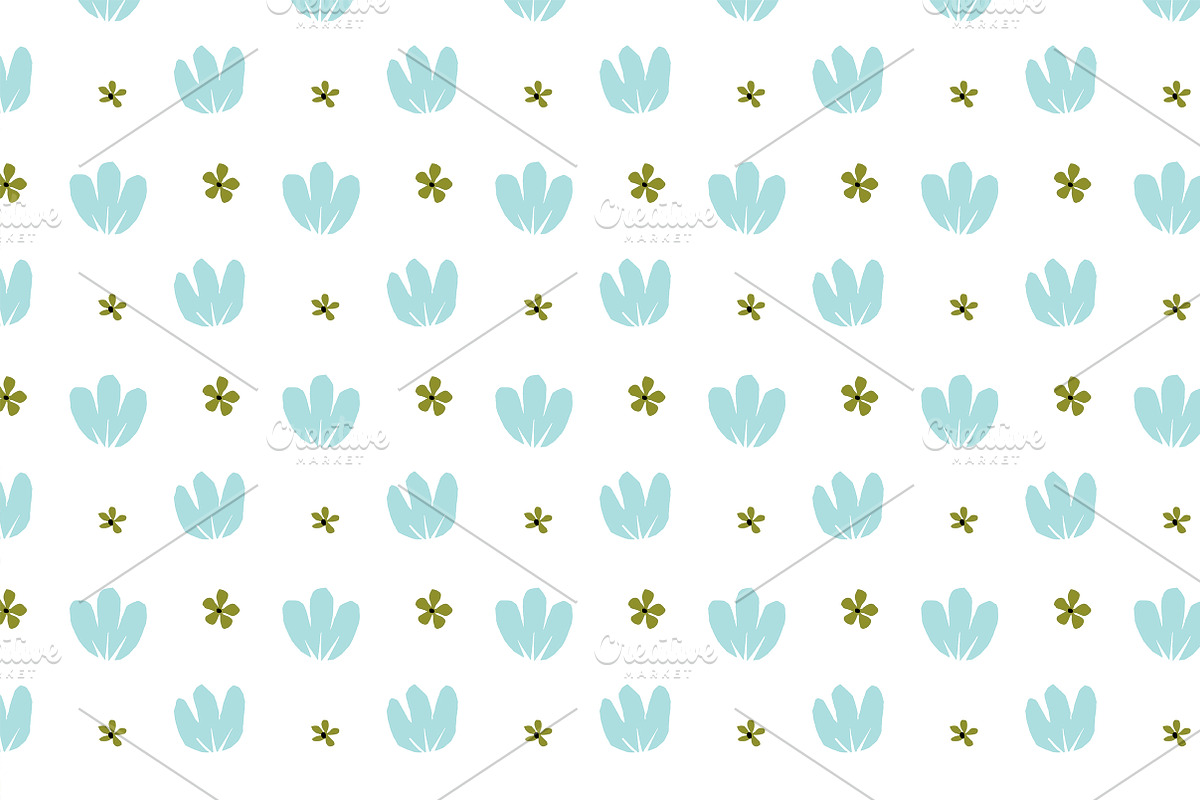 Flowers and ribbons patterns, a Pattern Graphic by Lyolya Profitrolya (Photo 5 of 5)