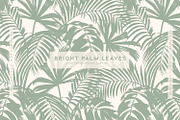 Bright Palm Leaves, a Wallpaper Graphic by MalyskaStudio (Thumbnail 1 of 5)