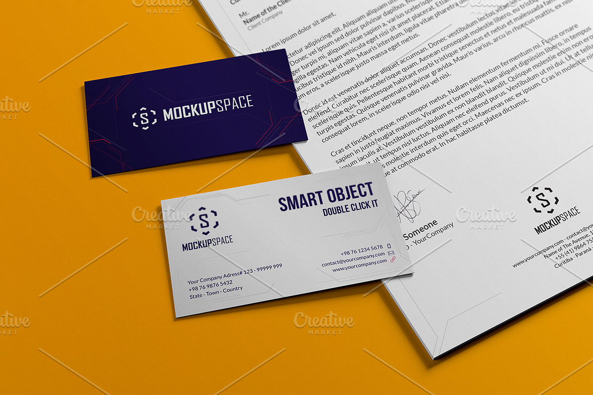 Elegant Stationery Brand Mock-Up, a Books & Magazine Mockup by MockupSpace (Photo 4 of 15)