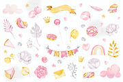 Unicorn party for small princess, an Animal Illustration by Re_Margarita_Art (Thumbnail 3 of 10)
