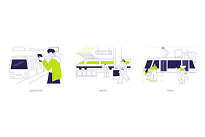 Railborne Evs abstract concept, an Illustration by Visual Generation