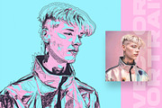 Vector Portrait Photo Effect, an Action Add-On by Amorjesu.com (Thumbnail 21 of 28)