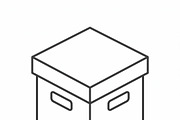 42 Vector Tiny Apartment Icon Set, an Outline Icon by adenpinkstore (Thumbnail 10 of 12)