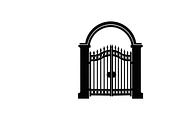 Ornate Iron Gate SVG Bundle, an Illustration by Designs_River (Thumbnail 10 of 31)