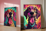 Laughing Cute dogs JPG, Set of 8, an Animal Photo by Chipshpow Graphics (Thumbnail 3 of 5)
