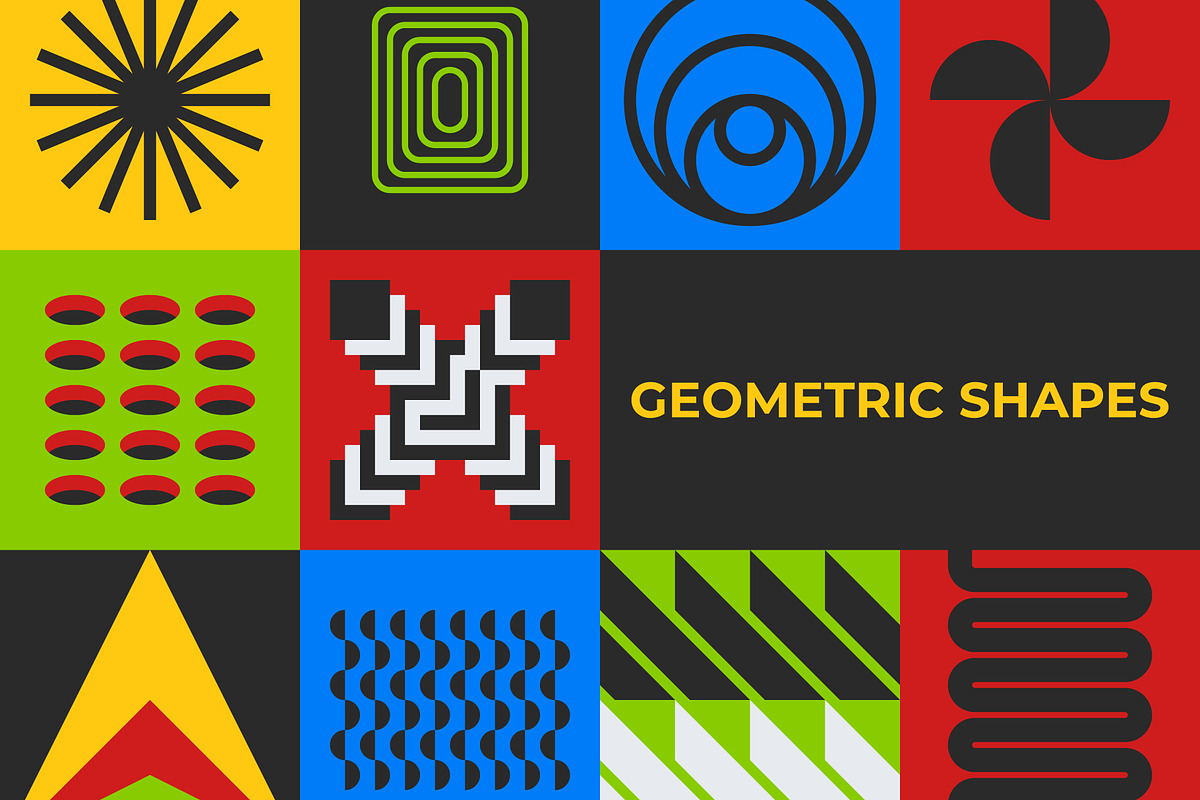 Art Geometry Kit Shapes, an Object Graphic by Neo Geo (Photo 1 of 5)