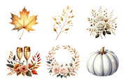 Watercolor Elegant Autumn Clipart, an Illustration by Daily.Designs (Thumbnail 4 of 5)