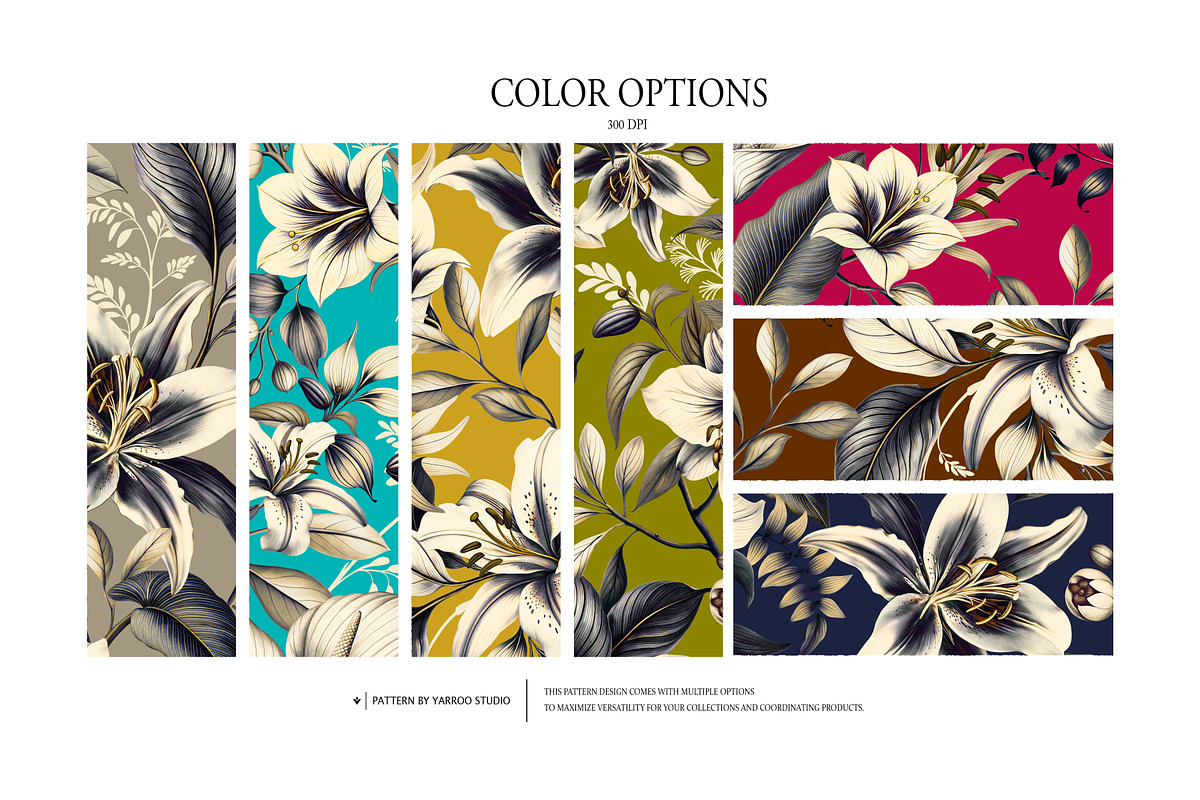 Maruvé Luxury Prints & Motifs, a Pattern Graphic by YARROO (Photo 2 of 10)