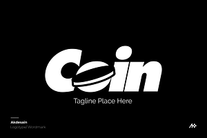 Coin Wordmark Logo, a Branding & Logo Template by Akdesain