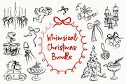 Whimsical Christmas Clipart Bundle, a Decorative Illustration by Artberriez (Thumbnail 1 of 13)