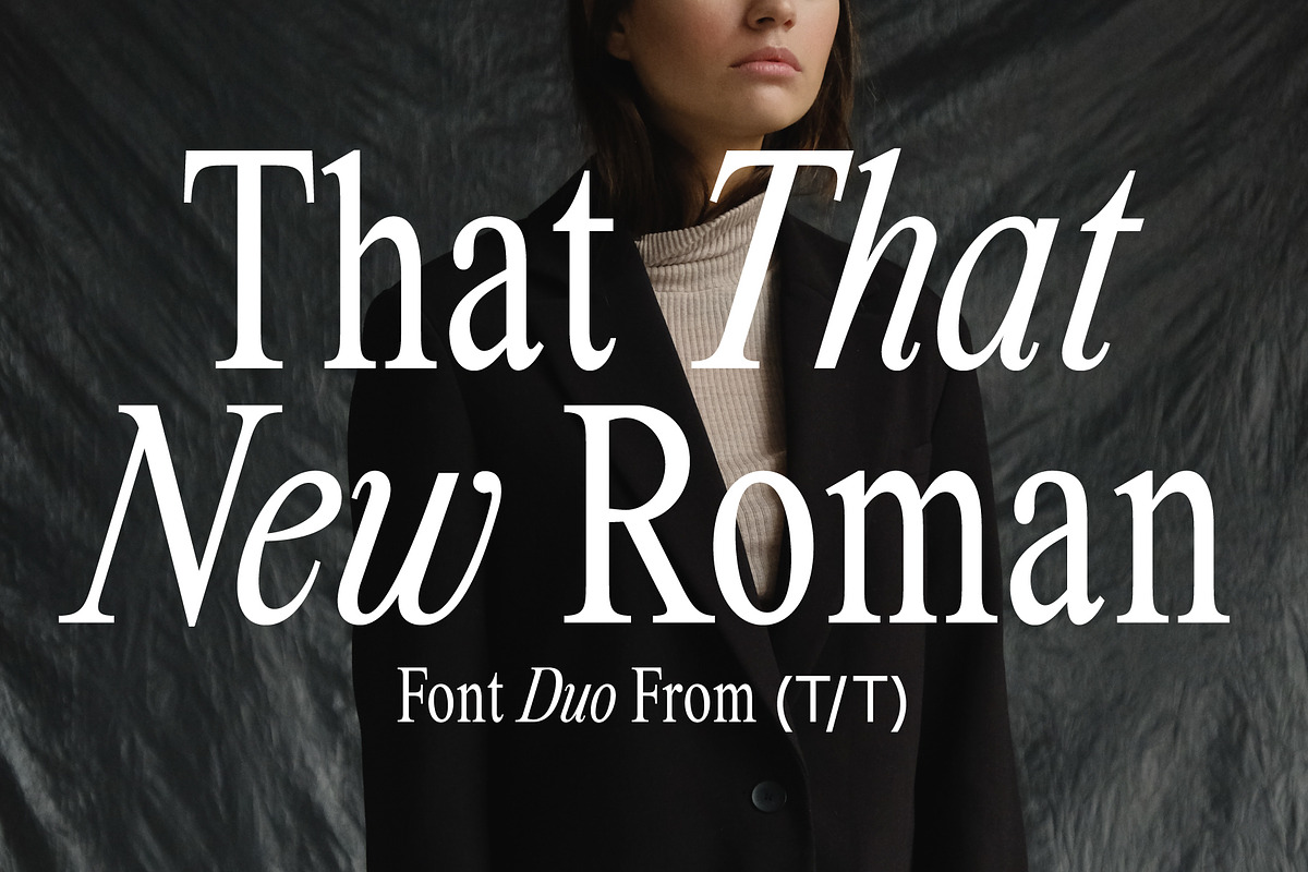 Nineties Editorial Font Duo, a Serif Font by That That Creative (Photo 1 of 13)