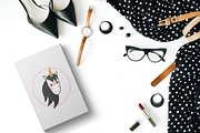 Unicorn Clip Art & Lettering Set, a Texture Illustration by 5August Art (Thumbnail 8 of 8)