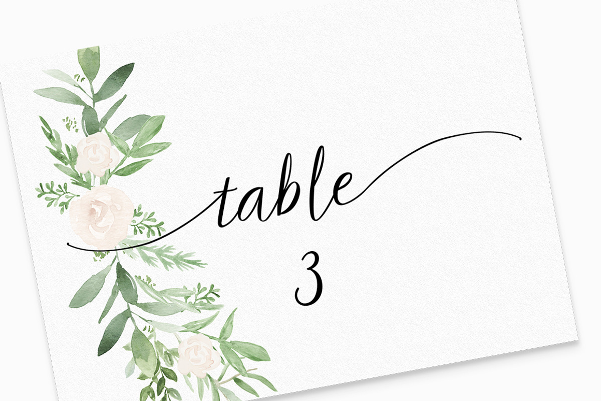 Greenery & Blush Watercolor Florals, a Decorative Illustration by DailyMiracleDigitals,LLC (Photo 5 of 6)