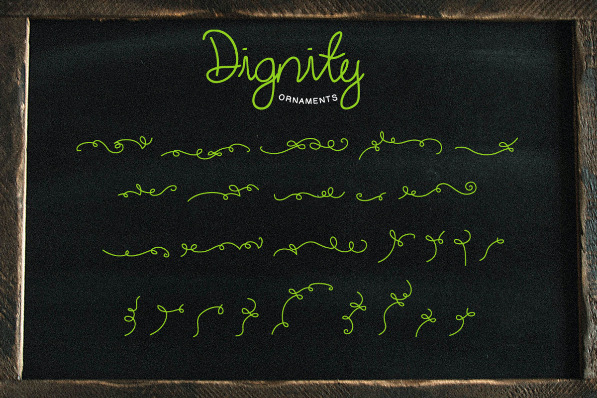 Dignity Cursive + Bonus preview 4