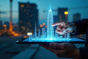 Architectural design and city, a Business Photo by Artonix