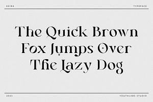 Keira Serif Simple Elegant Font