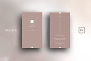 Business Card template for Photoshop, a Business Card Template by Mellene Templates (Thumbnail 1 of 2)