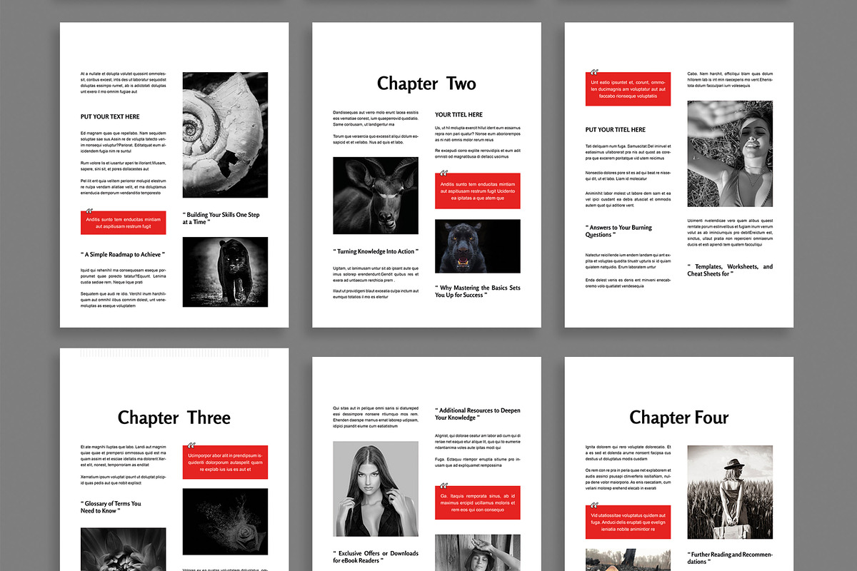 Ebook Design Layout, an UI Kit Template by MightyDesign (Photo 4 of 9)