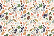 Autumn seamless patterns, a Pattern Graphic by Letto studio (Thumbnail 2 of 3)