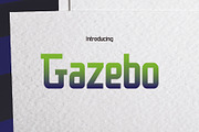 Gazebo, a Sans Serif Font by da_only_aan (Thumbnail 1 of 4)