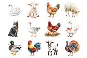 Farm Animals, an Illustration by Design Market (Thumbnail 3 of 3)