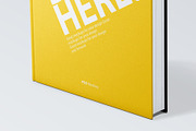Book Cover PSD Mockup Front & Back, a Books & Magazine Mockup by GreatFruit (Thumbnail 7 of 7)