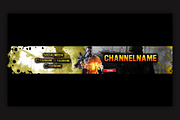 10 Gaming YouTube Banner Template, a Social Media Template by immenseart (Thumbnail 4 of 11)