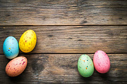 easter eggs on a wooden table, a Holiday Photo by VetalStock (Thumbnail 6 of 7)