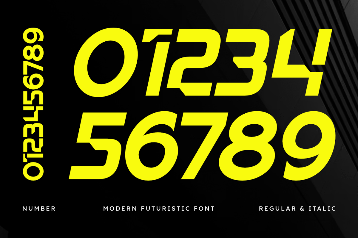 Nexium | Modern Futuristic Tech Font, a Symbol Font by Masyafi Studio (Photo 4 of 8)